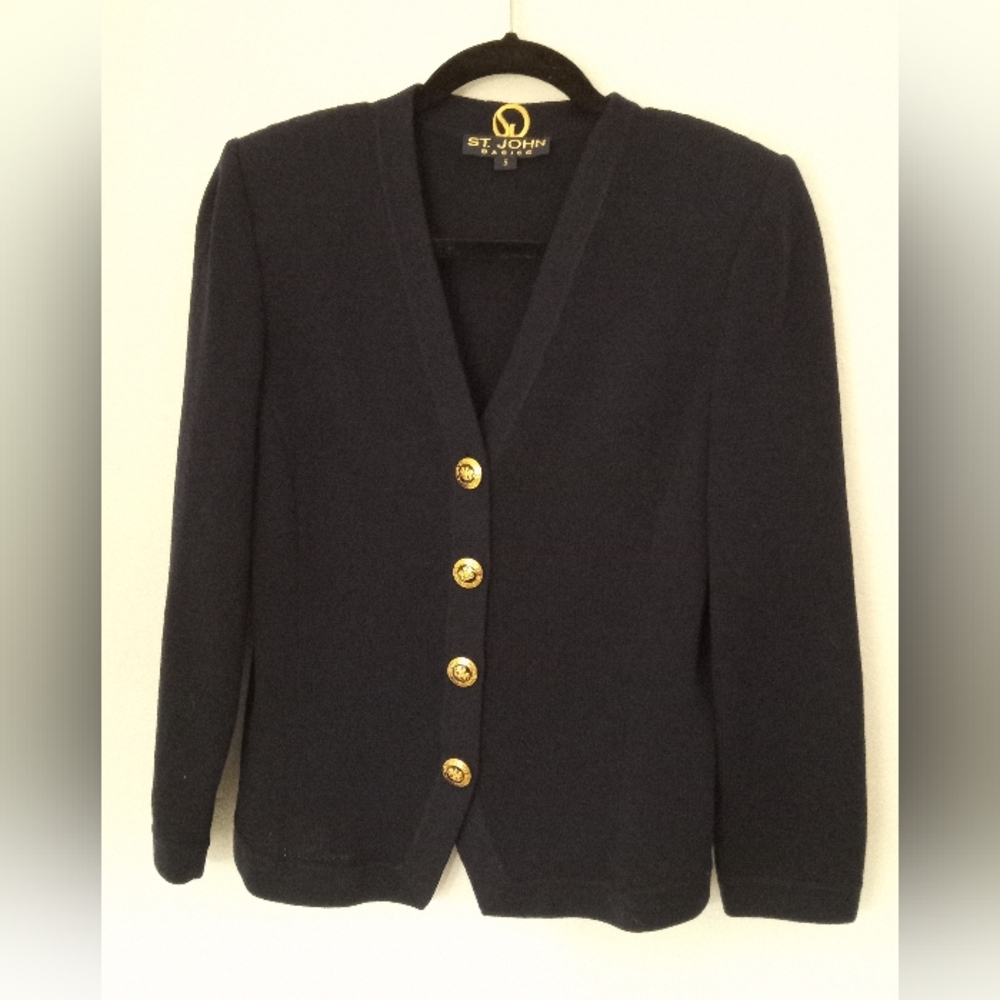 St. Navy Cardigan